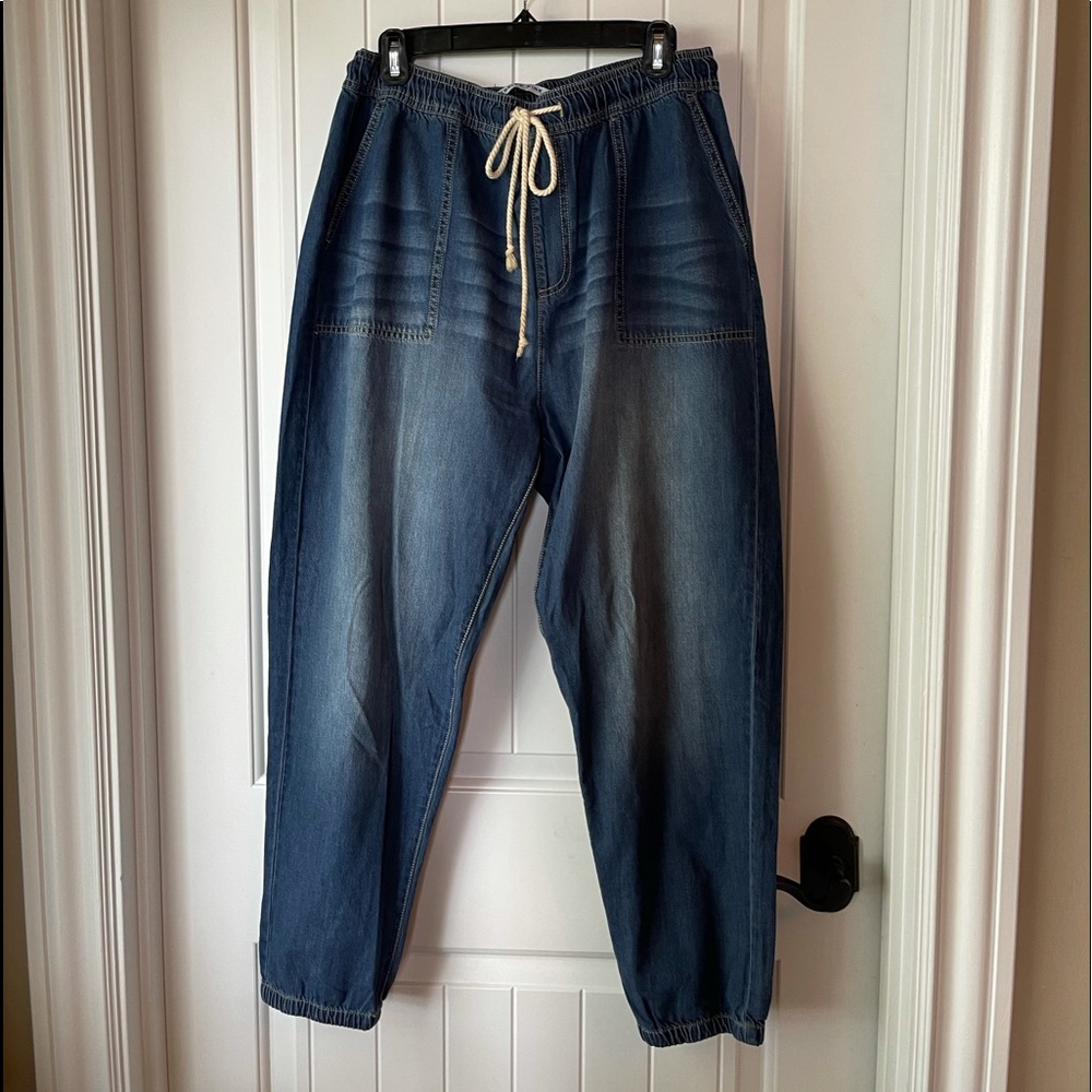 Celebrity Pink Jean Joggers